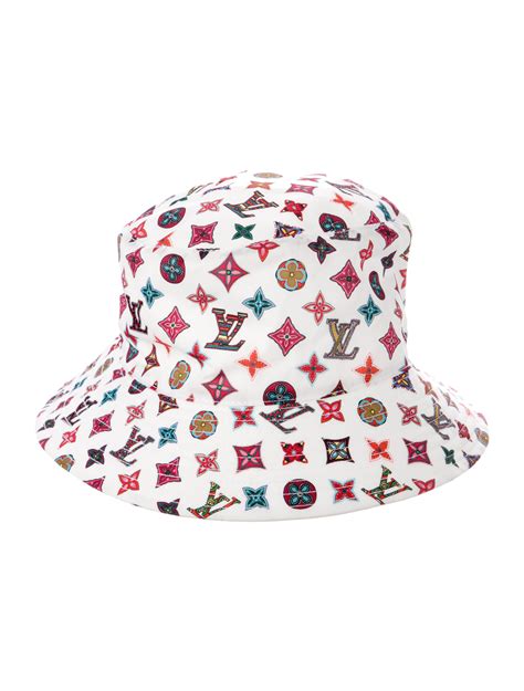 lv bucket hat white|louis vuitton monogram bucket hat.